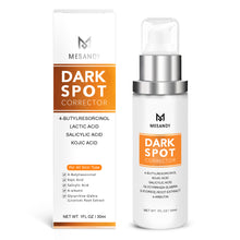 Load image into Gallery viewer, MESANDY Dark Spot Corrector, Dark Spot Remover For Face Serum Formulated with Advanced Ingredient 4-Butylresorcinol, Kojic Acid, Lactic Acid, Salicylic Acid and Licorice Root Extract
