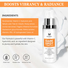 Load image into Gallery viewer, MESANDY Dark Spot Corrector, Dark Spot Remover For Face Serum Formulated with Advanced Ingredient 4-Butylresorcinol, Kojic Acid, Lactic Acid, Salicylic Acid and Licorice Root Extract
